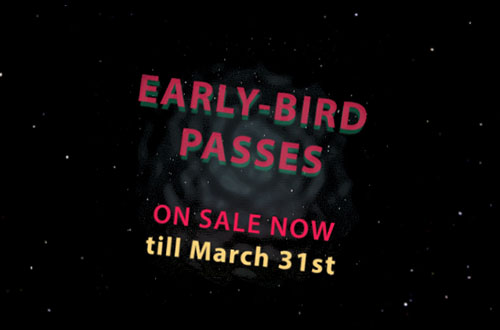 Discounted Festival Passes Available Only Until the End of March